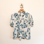 Anthropologie Maeve Jungle Print Short Sleeve Button Down Size XS Photo 3