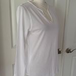 Zadig & Voltaire Women’s Tunisien Skull Strass Beaded Henley White Cotton Top Photo 9