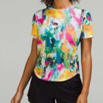 Lululemon High-Neck Running and Training T-Shirt Photo 0