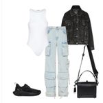 Steve Madden  Sienna Denim Jacket in Black, Size S, New With Tag MSRP $99 Photo 8