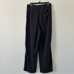Lululemon Pleat Front High Rise Wide Leg Trouser Black 30.5in 10 Photo 3