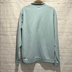 Adidas  Woman’s Sky Blue Quarter-Zip Athletic Golf Sweatshirt Size Large Photo 2