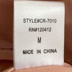 Cotton Candy LA NWT Tan Halter Top Front Ties Romper, size M Photo 8