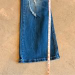 SheIn Distressed Flare Jeans in Blue Photo 2