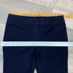 Ann Taylor  Factory Signature Capri Pants Navy Blue 0 Flat Front Stretch Photo 7