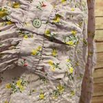 ZARA  High Collar Ruffle Floral Print Shirt Dress , Size XXL Photo 3