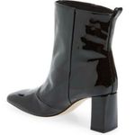 Good American BNIB- Square Toe Patent Leather Heeled Booties Photo 2