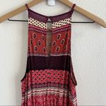 American Eagle Soft & Sexy Festival Boho Gypsy Printed Strappy Slit Dress S Photo 6