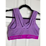Brooks Drive Mesh Run Bra Purple Magenta Padded Running Sports Bra Small Photo 3