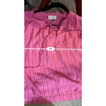 Universal Threads Women's Flowy Elbow Sleeve Popover Blouse - Universal Thread™ Pink Striped S Photo 4