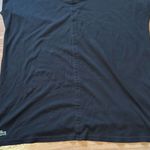 Lacoste  women's black 100% cotton t-shirt size 38 Photo 3