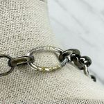 Liz Claiborne Open Oval Long Chain Link Necklace Photo 3