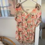 Free People Callie Scoop Neck Tunic Blouse Dress Top in XL Photo 1