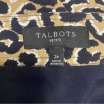 Talbots  Animal Leopard Cheetah‎ Print Pencil Skirt Sz 2P Photo 5