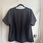 FIGS  Casma Black Scrub Top with Aya Embroidery black XL‎ nurse hospital travel Photo 2