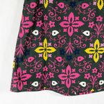 Boden Size 4 Petite Skirt‎ Gray Hot Pink Yellow A Line Mini Lined Zip 1175 Photo 4