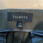 Talbots  Mid-Rise Olive Dress Pant Trouser, 8 Photo 6