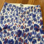 nwt BIMBA Y Lola abstract animal spots colorful straight leg ankle pant S Blue Size XS Photo 3