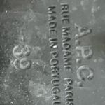 A.P.C. Rue Madame Paris Elena Sandal Black Suede Strappy Size 39 Portugal Photo 8