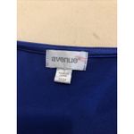 Avenue  Women’s Sleeveless Top Blue Beaded V-Neck Plus Size 22/24 Tunic Pullover Photo 4