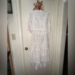 Lulu's White Floral Ruffle Long Sleeve Dress Photo 5