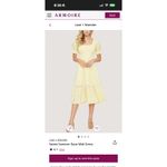 Lost + Wander  Dress Women Small Yellow Floral Sweet Summer Daze Midi NWT Boho‎ Photo 3