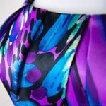 Perception New York peacock print empire waist scoop neck dress, 10 Purple Photo 10