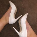 DSW Classic White Pointed Pumps  Photo 0