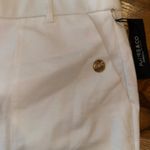 Jones New York  Women 2X White Gold Accent Pull-On Capri Pant‎ stretch casual NEW Photo 3