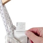 Gunne Sax Vintage 70s White Floral Dress & Cardigan Sz 14 Photo 3