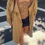 Pretty Little Thing Tan Trench Coat Photo 1