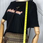 Fendi  Zucca Canvas & Leather Crossbody Messenger Shoulder Bag Large Size Vintage Photo 7