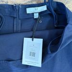 Rachel Parcell NWT  Midi Column Linen Blend Dress in Navy ~ Size Small 💛🍄 Photo 7