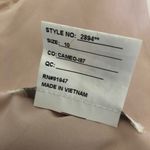 DESSY COLLECTION Vivian Diamond Gown Luxe Chiffon V Neck Size 10 Photo 6