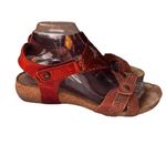 Taos Footwear Terracotta Burnt Orange‎ Braided Sandals Trulie Gladiator Shoes Orange Size 9 Photo 7