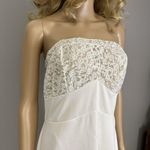 Vassarette Vintage Hollywood Full Slip 36S Sleeveless Sheer Lace Applique White Photo 4