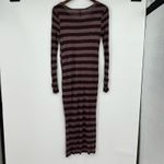 Free People  Beach Go Lightly Linen blend striped maxi beach Dress size medium Photo 3