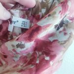 Tsher Floral Spaghetti Strap Slit Maxi Dress New Pink Size L Photo 8