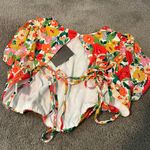 Le lis Tie Back Floral Top NWT Photo 2