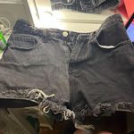 SheIn black and grey jean shorts Photo 0
