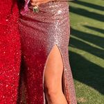 Sherri Hill Pink Sequined Prom Dress Photo 0