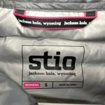 Stio Womens Small Down Puffer Vest Sleeveless Full Zip Quilted Gray Lightweight Photo 3