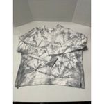 Time And Tru  Side Zip Sweatshirt Size XXL (20) Gray/White New With Tag Photo 3