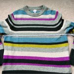 A New Day Women's Turquoise Boxy Crewneck Sweater Photo 4