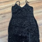 Simplee Apparel Elegant Black Sequin Dress Photo 1