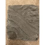 ZARA  Metallic Silver Shirred Cropped Length Tube Top, M Photo 1