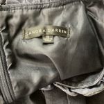 Sandra Darren  Denim Ruffle Dress Size 10 Dark Wash Photo 5