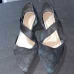 Preston & York  WO SIZE 9 (fits like 8.5 ) Elastic strap. LACK SUEDE FLATS CLEAN Photo 2