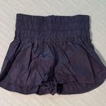 FP Movement by Free People High Waist Shorts in Pale Navy Blue Size M Photo 0