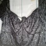 David's Bridal David Bridals black goth homecoming dress Photo 1